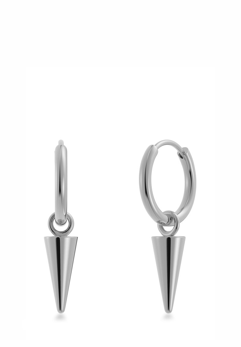 Boucles D'oreilles Star Hoop Petites, Argentées, Unisexe Streetwear, Neuves Avec étiquettes
