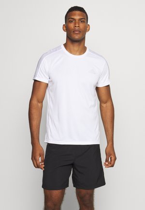 RESPONSE RUNNING SHORT SLEEVE TEE - Print T-shirt - white