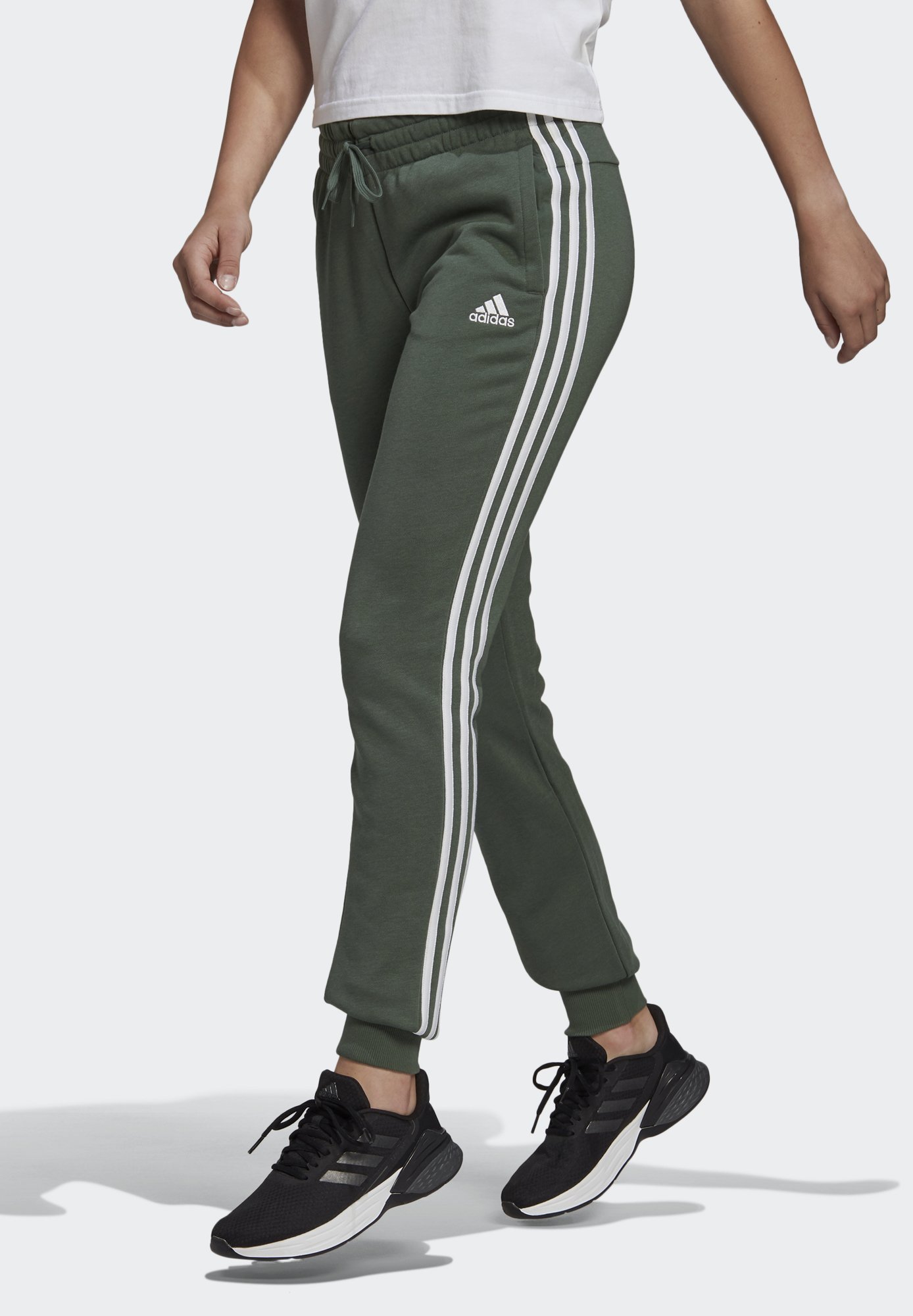 adidas Performance Trainingsbroek - greoxi/white/kaki - Zalando.nl