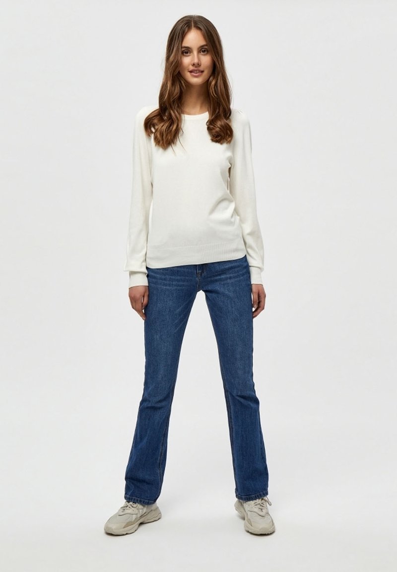 Damen Strickjacken | PEPPERCORN TANA PUFF LONGSLEEVE Strickpullover cloud dancer/offwhite - AX43419 Damen Strickjacken | PEPPERCORN TANA PUFF LONGSLEEVE Strickpullover cloud dancer/offwhite - AX43419
