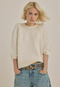 Next CREW NECK - Svetr - ecru