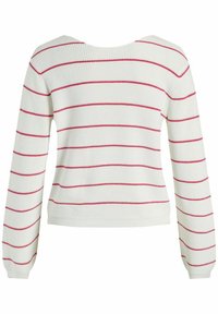 VILA VICHAI V-NECK NOOS - Strikkegenser - white alyssum