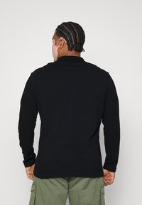 Johnny Bigg VERTICAL SPLICE LONG SLEEVE PLUS SIZE - Polo - merlot