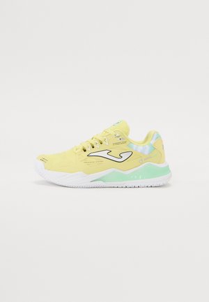 SPIN LADY - Sneakers laag - light yellow/white/mint