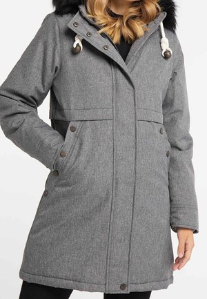 Wintermantel - mottled grey