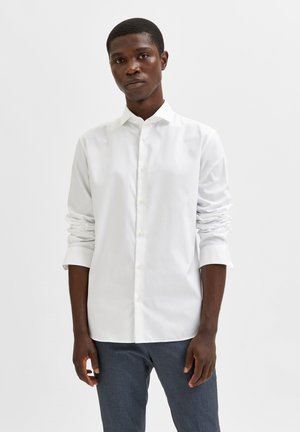Selected, SLHSLIMETHAN SHIRT CUT AWAY - Majica - bright white