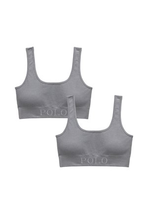 SEAMLESS 2-PACK - Bustier - heather grey
