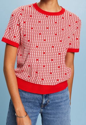 T-shirt print - red