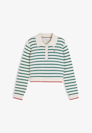 Tommy Hilfiger, CABLE - поло - rural green stripe