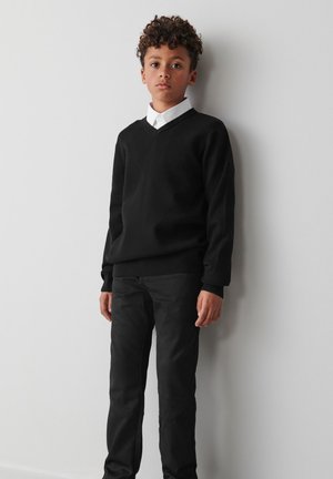 Clarks, REGULAR FIT UNISEX SCHOOL - Strickpullover - black