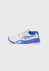 Unselected, white/dark blue