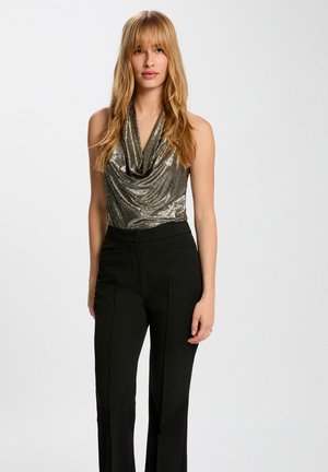 COWL NECK - Top - jaune or