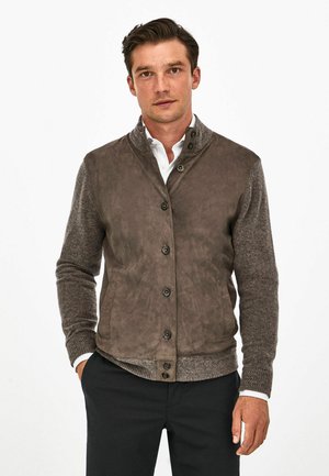 Cardigan - dk.taupe