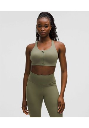 Energy High-Support Zip - Sport-BH med mycket stöd - bay leaf