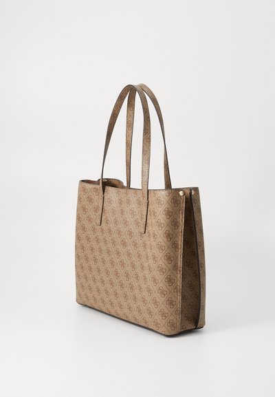Borsa Tracolla GUESS Eco Erica Elite Tote Bag - Colore Cream Logo, Materiale Riciclato - 33x26x8 Cm - 2