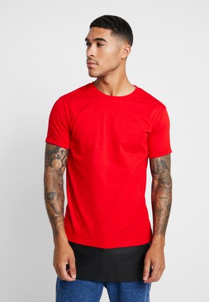T-shirt basic - red/black