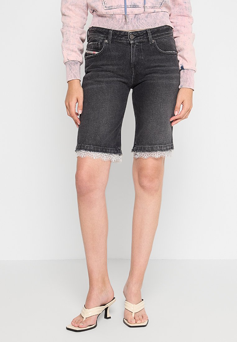Diesel Jeansshort antraciet