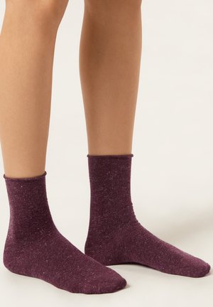 Calzedonia COMFORT - Socks - burgundy