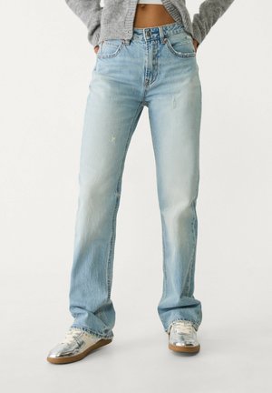 Straight leg jeans - used denim