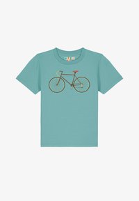 Geselecteerd, teal monstera