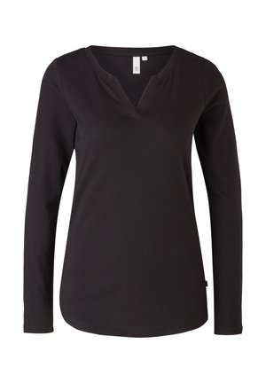 À MANCHES LONGUES AU STYLE SOIGNÉ - Langarmshirt - black