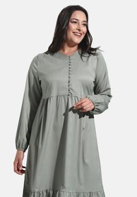 Modanisa TYPE PATTERN - Maxi šaty - olive green
