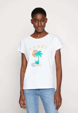 Print T-shirt - white