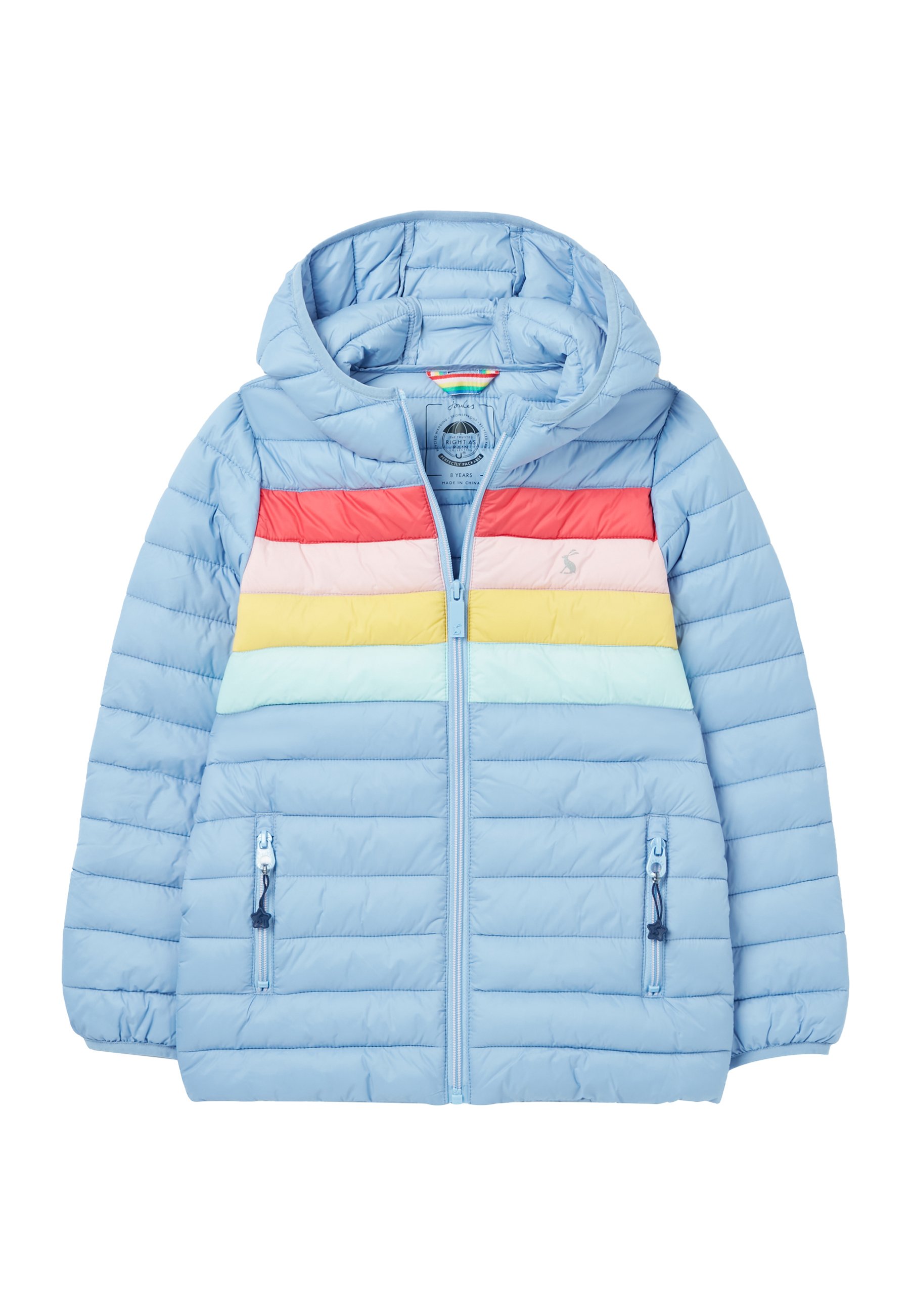 Tom Joule Winter jacket - blue rainbow 