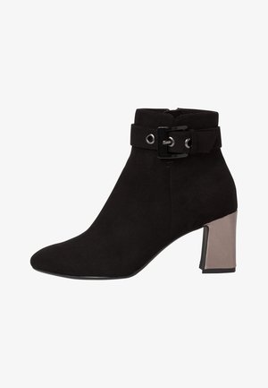 Tamaris High heeled ankle boots - black
