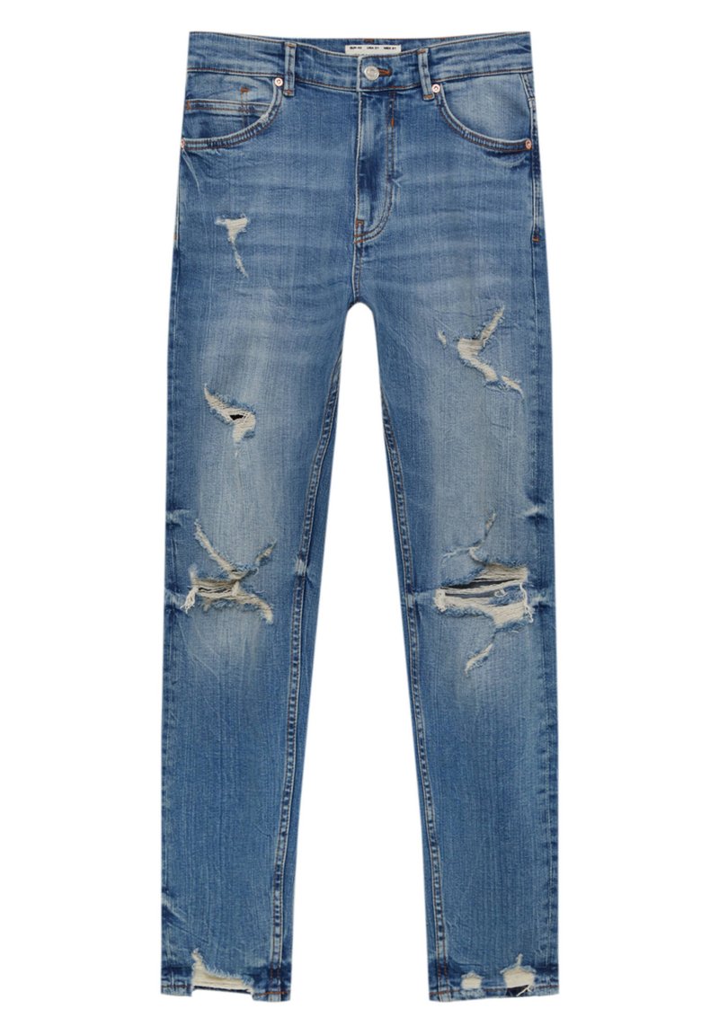 PULL&BEAR Jeans Tapered Fit donkerblauw PULL&BEAR Jeans Tapered Fit donkerblauw