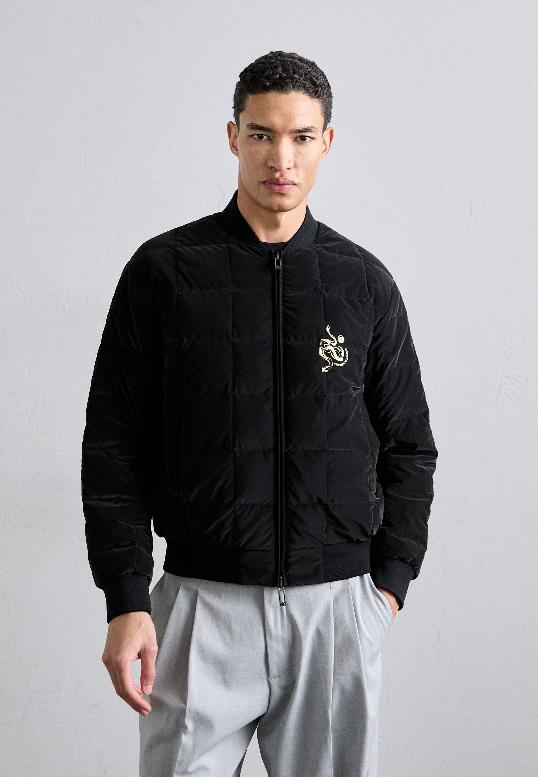 Emporio Armani Bomber Jacket - black beauty/black - Zalando.co.uk