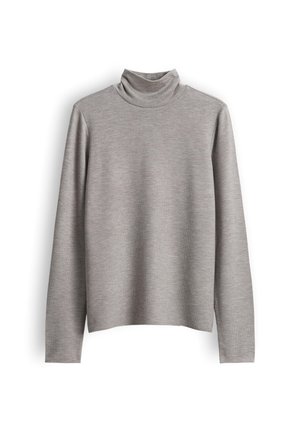 someday., REGULAR FIT RIBBED TEXTURE - Jumper - taupewood melange light