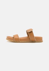 Unselected, caramel/off-white