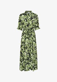 Unselected, green blurry leafs