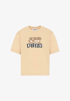 MOSCHINO, T-shirt print - beige