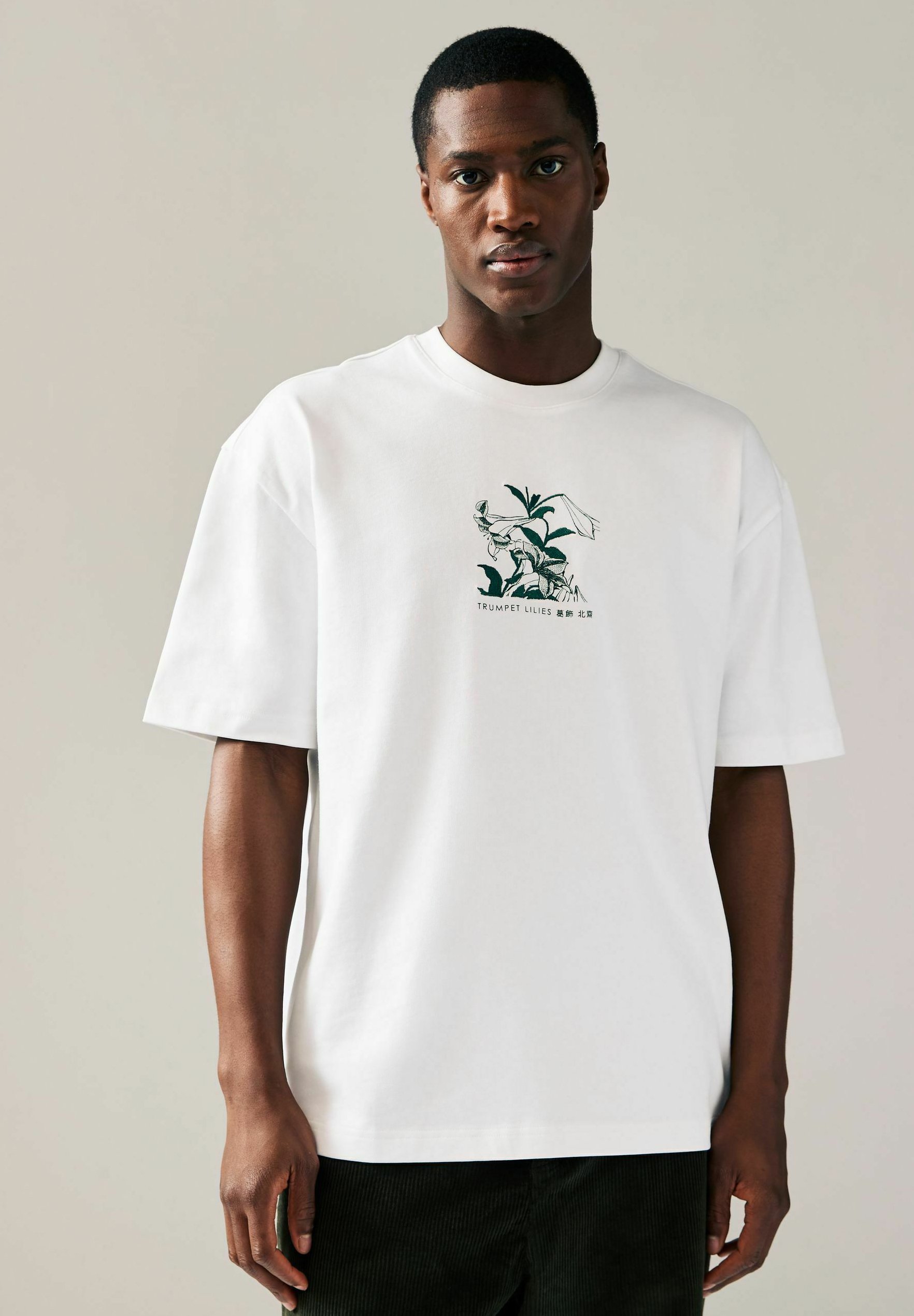 Next Print T-shirt - white hokusai floral/white - Zalando