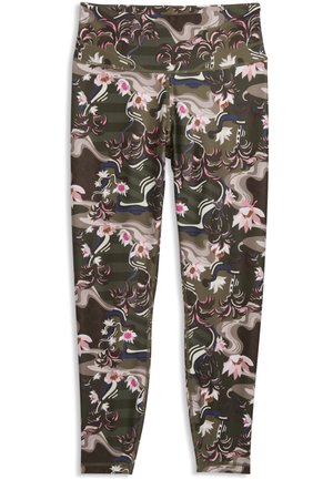 W LEAGUE - HW 7/8 - AOP - Tights - loden green