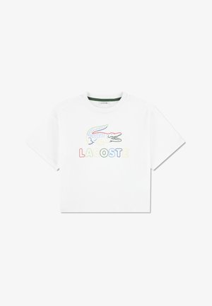 Lacoste T-shirts med print - white