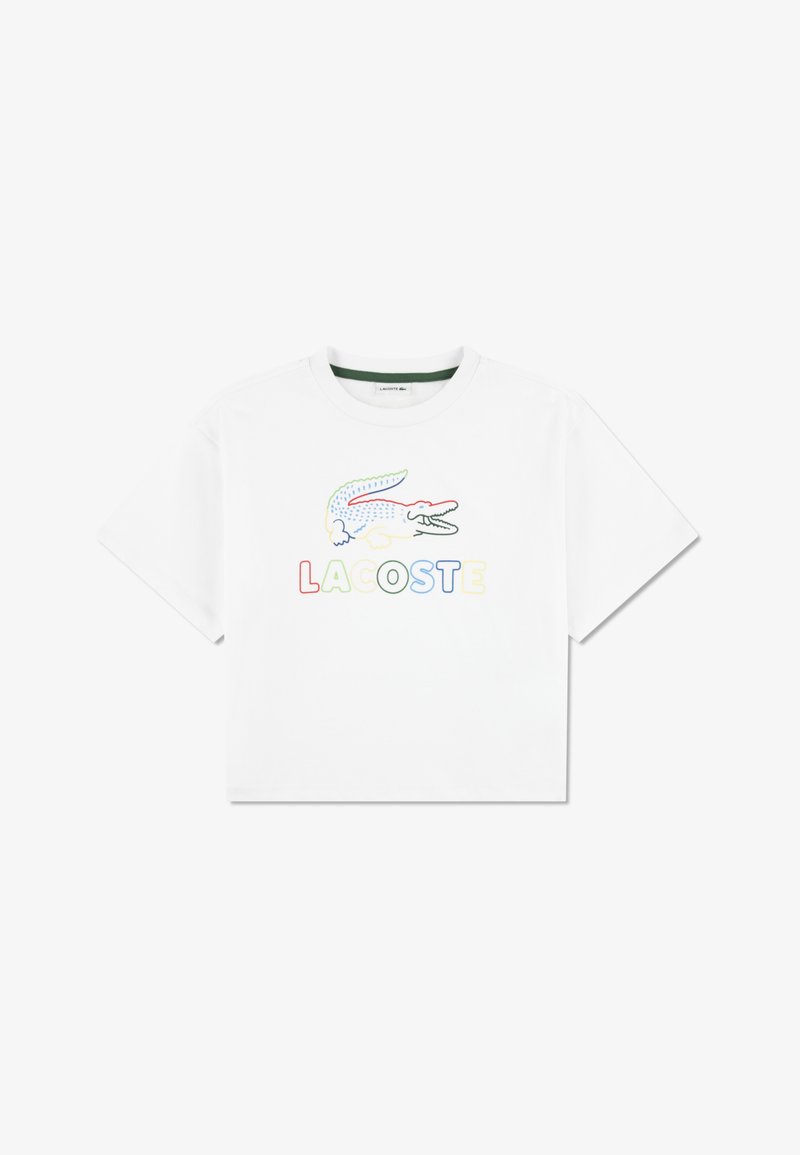 Lacoste T-shirt estampada - white