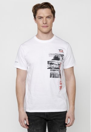 Koroshi SHORT SLEEVE - T-Shirt print - blanco white