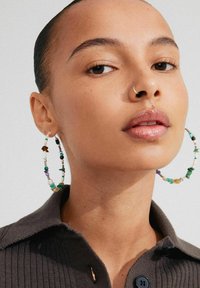 Pilgrim FORCE MEGA HOOP EARRINGS - Auskarai - silver-coloured