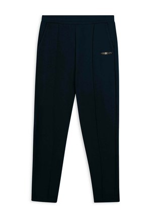 CON DETTAGLIO LOGATO E FONDO - Pantalones deportivos - dark blue