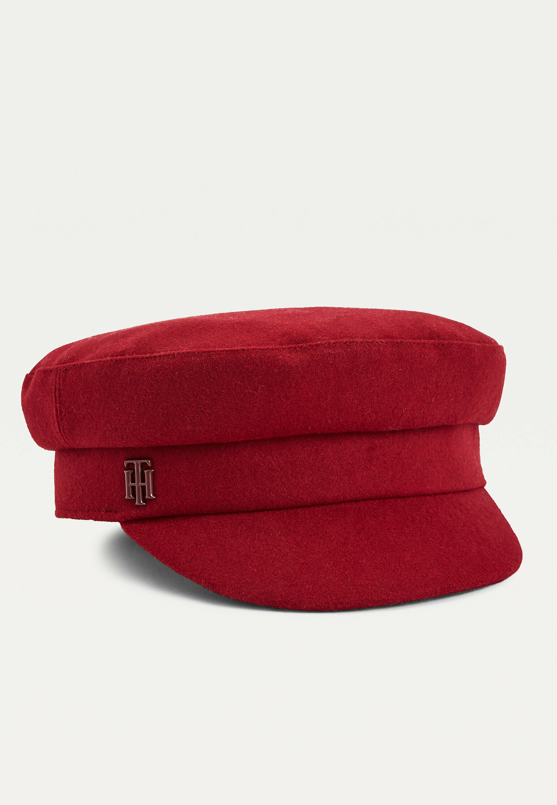 Tommy Hilfiger BAKER BOY - Cappellino - deep rouge/rosso scuro - Zalando.it
