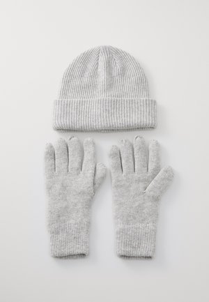 SLHCRAY GIFTBOX SET - Fingerhandschuh - light grey melange