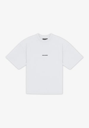 Pegador, LOGO BOXY TEE - T-shirt basique - white/black gum
