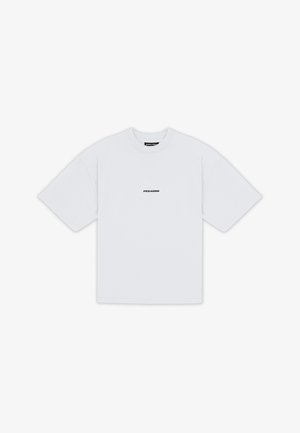 Pegador, LOGO BOXY TEE - T-shirt basique - white/black gum