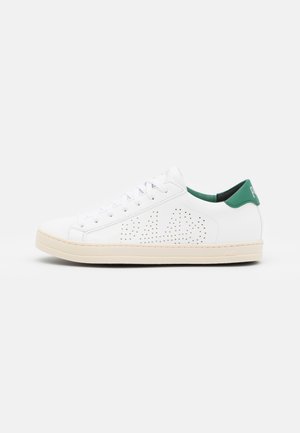 JOHN VEGAN UNISEX - Matalavartiset tennarit - white/green