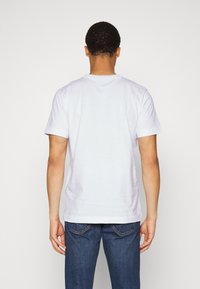 Selected Homme SLHMARIO O-NECK TEE - T-shirt estampada - bright white