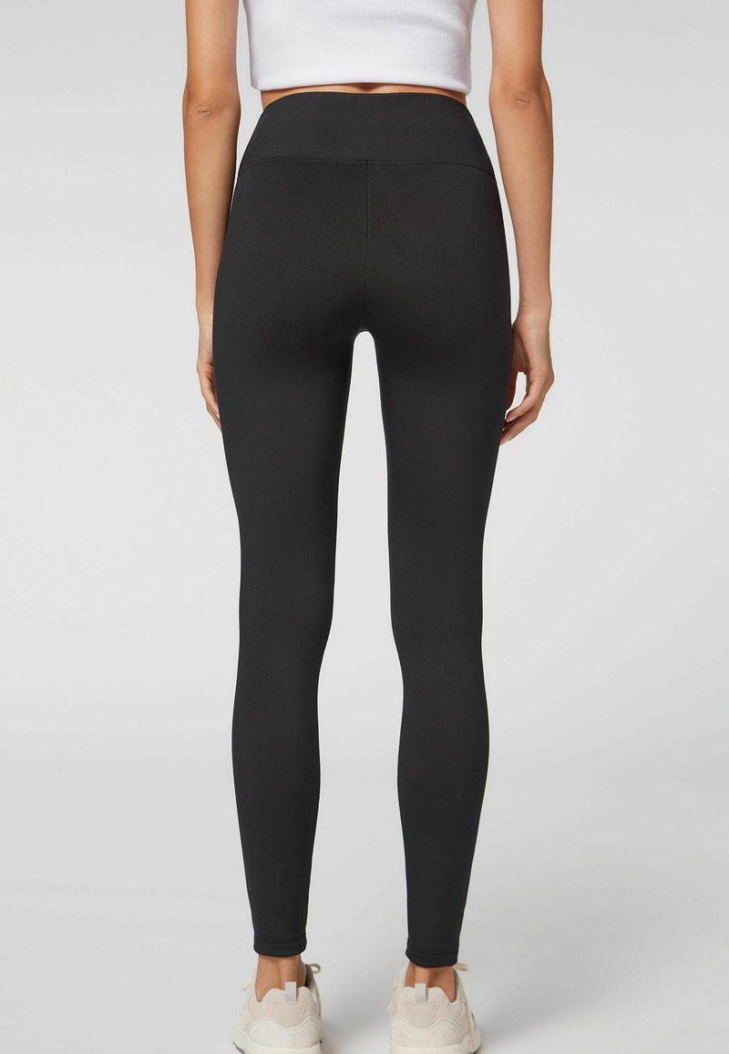 Jegging Noir Enduit Femme Calzedonia Taille 38 - Occasion Très Bon état