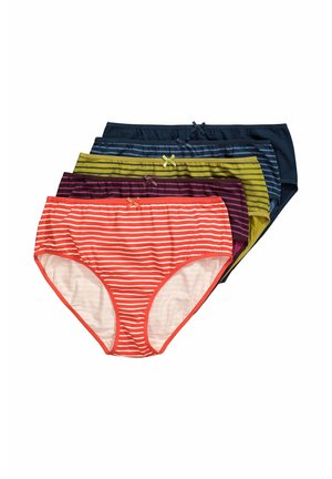 5 PACK OF MIDI - STRIPES - Slip - grape red